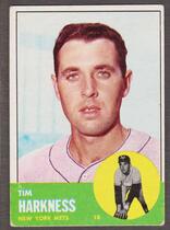 1963 Topps Base Set #436 Tim Harkness