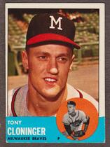 1963 Topps Base Set #367 Tony Cloninger