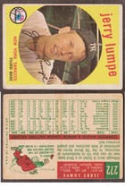 1959 Topps Base Set #272 Jerry Lumpe