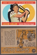 1960 Topps Base Set #567 Sherm Lollar