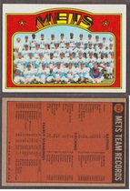 1972 Topps Base Set #362 Mets Team