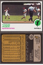 1973 Topps Base Set #420 Tommie Agee