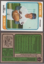 1974 Topps Base Set #216 Ray Sadecki
