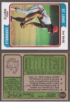 1974 Topps Base Set #372 Ken Reitz