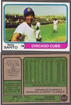 1974 Topps Base Set #270 Ron Santo