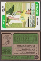 1974 Topps Base Set #290 Vida Blue