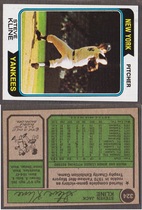 1974 Topps Base Set #324 Steve Kline