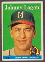 1958 Topps Base Set #110 Johnny Logan