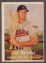 1957 Topps Base Set #253 Gus Zernial