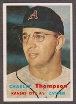 1957 Topps Base Set #142 Charles Thompson