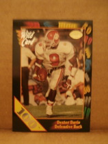 1991 Wild Card Draft 100 Stripe #43 Dexter Davis
