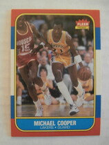 1986 Fleer Base Set #17 Michael Cooper