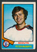 1974 O-Pee-Chee OPC NHL #173 Peter McDuffe
