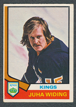 1974 O-Pee-Chee OPC NHL #258 Juha Widing