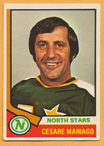 1974 O-Pee-Chee OPC NHL #26 Cesare Maniago