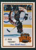 1989 Kraft Base Set #57 Rick Tocchet
