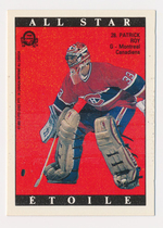 1989 O-Pee-Chee OPC Sticker Back Cards #28 Patrick Roy