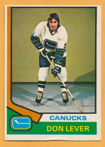 1974 O-Pee-Chee OPC NHL #94 Don Lever