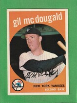 1959 Topps Base Set #345 Gil McDougald