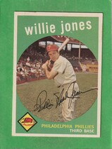 1959 Topps Base Set #208 Willie Jones