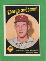 1959 Topps Base Set #338 George Anderson