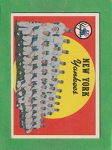 1959 Topps Base Set #510 Yankees Checklist