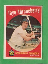 1959 Topps Base Set #534 Faye Throneberry