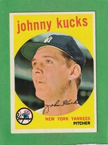 1959 Topps Base Set #289 Johnny Kucks