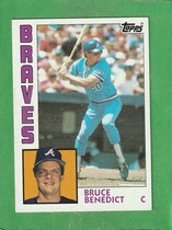 1984 Topps Base Set #255 Bruce Benedict