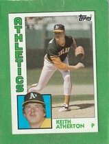 1984 Topps Base Set #529 Keith Atherton