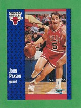 1991 Fleer Base Set #31 John Paxson