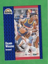 1991 Fleer Base Set #56 Orlando Woolridge