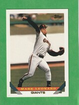 1993 Topps Base Set #729 Mark Leonard