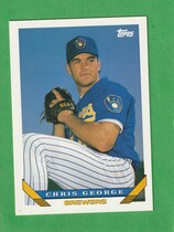 1993 Topps Base Set #744 Chris George