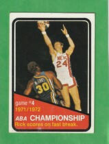 1972 Topps Base Set #244 ABA Championship 4
