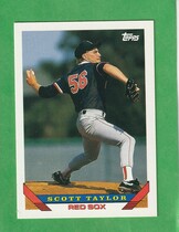 1993 Topps Base Set #456 Scott Taylor