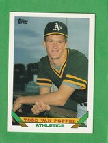 1993 Topps Base Set #673 Todd Van Poppel