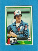 1981 Topps Base Set #71 Hal Dues