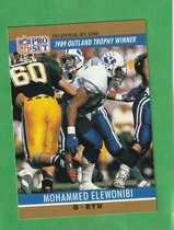 1990 Pro Set Base Set #20 Mohammed Elewonibi