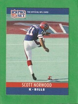 1990 Pro Set Base Set #42 Scott Norwood