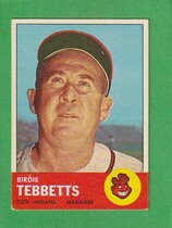 1963 Topps Base Set #48 Birdie Tebbetts