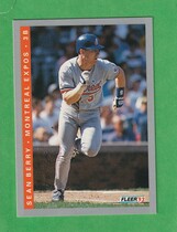 1993 Fleer Base Set #458 Sean Berry