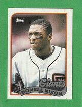 1989 Topps Base Set #447 Donell Nixon