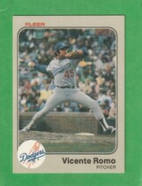 1983 Fleer Base Set #218 Vincente Romo