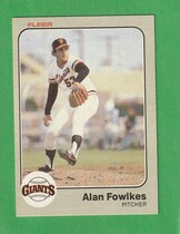 1983 Fleer Base Set #259 Alan Fowlkes