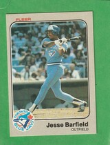 1983 Fleer Base Set #424 Jesse Barfield