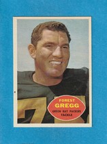 1960 Topps Base Set #56 Forest Gregg