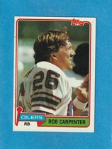 1981 Topps Base Set #231 Rob Carpenter