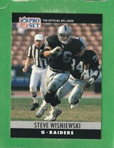 1990 Pro Set Base Set #160 Steve Wisniewski