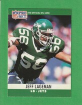 1990 Pro Set Base Set #236 Jeff Lageman